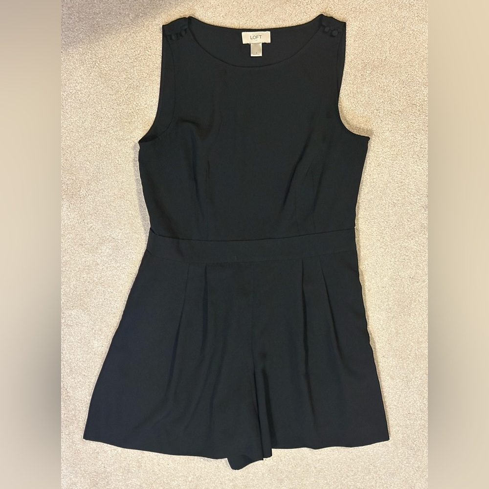 LOFT Black Romper